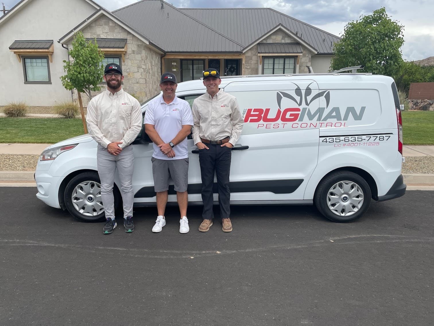 The Bugman team and truck